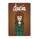 thumbnail image 1 of Daria Cartel de metal, decoración de pared con cartel de metal personalizado, regalos para aficionados, amigos, familia y seres queridos 30x20 cm, 1 of 6
