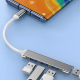 thumbnail image 3 of Hub extensor USB-C 4 puertos 3.0 JKRTech 5Gbps Windows Mac, 3 of 3