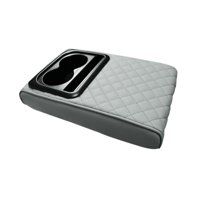 Ioensy - Almohadilla Para Consola Central De Coche, Resistente, Reposabrazos, Caja De Almacenamiento, Alfombrilla Para Coche, Suv, Sedán, Color Gris