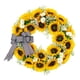 thumbnail image 5 of Corona De Flores De Seda Hecha A Mano Redonda De 18 Pulgadas Para Decoración De Paredes Interiores/exteriores, 5 of 5