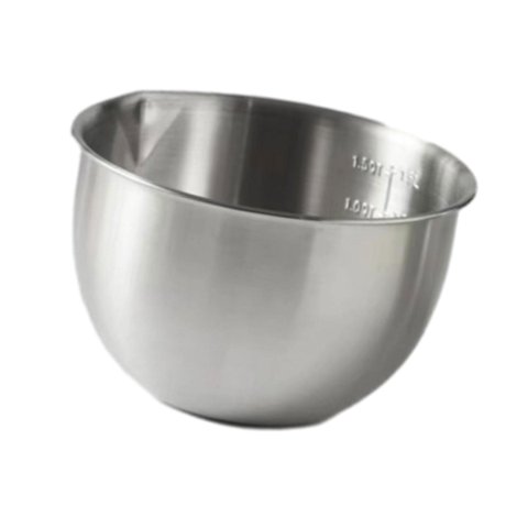 Bothyi - Tazón De Mezcla Profundo De Acero Inoxidable, Cuencos De Preparación Para Postre, Almacenamiento De Alimentos, Cocina, 2,5 L