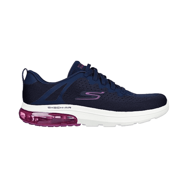 ZAPATILLAS URBANAS SKECHERS GO WALK MUJER 124362-NVPR - Talla 35.5 CL / 5.5 US / 22.5 CM