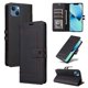 thumbnail image 1 of Premium Wallet Case for iPhone 14 with Card Slots & Kickstand, Flip Cover Black, 1 of 6