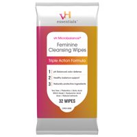 Toallitas Limpiadoras Femeninas Vh Essentials Ph Balanced 32 Unidades
