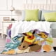 thumbnail image 4 of Eevee y sus evoluciones anti-pilling, suave, ligera, esponjosa y acogedora de lujo para hogar y cocina – Perfecta para niños y adultos,70X110cm, 4 of 6