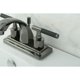 thumbnail image 3 of Grifo para lavabo Kingston Brass Water Onyx de 4 pulgadas, instalación central, 3 of 7