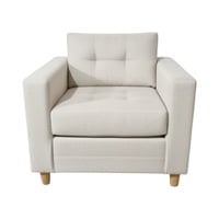 Diseños Valestrini - Poltrona Suecia Lino Crudo