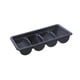 thumbnail image 4 of Caja Para Cubiertos Con 4 Compartimentos, Soporte Para Cajones De Utensilios Para Restaurante, Cocina Y Hogar, Color Negro, 4 of 5