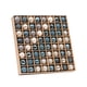 thumbnail image 4 of 64 piezas de adornos de bolas de Navidad, decoraciones para árboles de Navidad, colgante DIY para bodas, Navidad, vacaciones, patio trasero, interior azul y dorado, 4 of 5