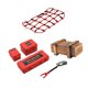 thumbnail image 1 of 1/10 RC Car Crawler Accesorios De Decoración Herramienta Maleta Tronco Pala Rojo, 1 of 5