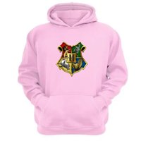 Genérico - Polerón Canguro Howarts Rosa Talla Xs Unisex