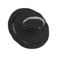 Ioensy - Almohadilla/Parche Para Anillo En D Para Barco Inflable, Anillo De Proa, Velero, Bote, Aparejo, Negro