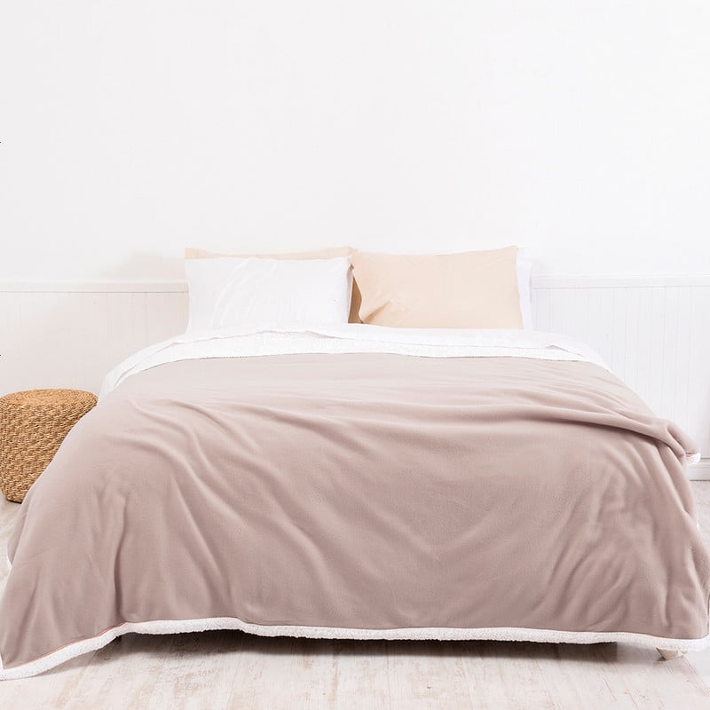 Mashini - Frazada Polar-sherpa Lisa 2 P Taupe