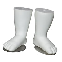 Magideal - Maniquí De Pie De Bebé, Modelo Profesional De Zapato, Sandalia, Calcetín, Modelo De Exhibición, Pies De Maniquí Para Uso Comercial, Escaparate, Tienda Blanco