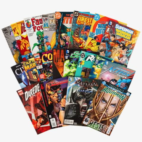 Set de regalo Comic Book Value SCS Direct Ultimate DC & Marvel