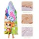 thumbnail image 4 of Luna Petunia Manta Capa con Capucha Anti-Bolitas, Manta de Lana Ártica Suave, Manta Portátil de Felpa Ligera y Lujosa, Poncho para Siesta en Casa y Oficina, 100*130cm, 4 of 6
