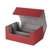 Magideal - Soporte Para Tarjetas De Baraja De Cartas, Exhibición, Almacenamiento, Protección Resistente, Puede Contener Tarjetas De Reunión Rojo