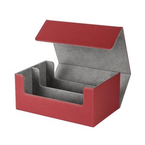 Magideal - Soporte Para Tarjetas De Baraja De Cartas, Exhibición, Almacenamiento, Protección Resistente, Puede Contener Tarjetas De Reunión Rojo