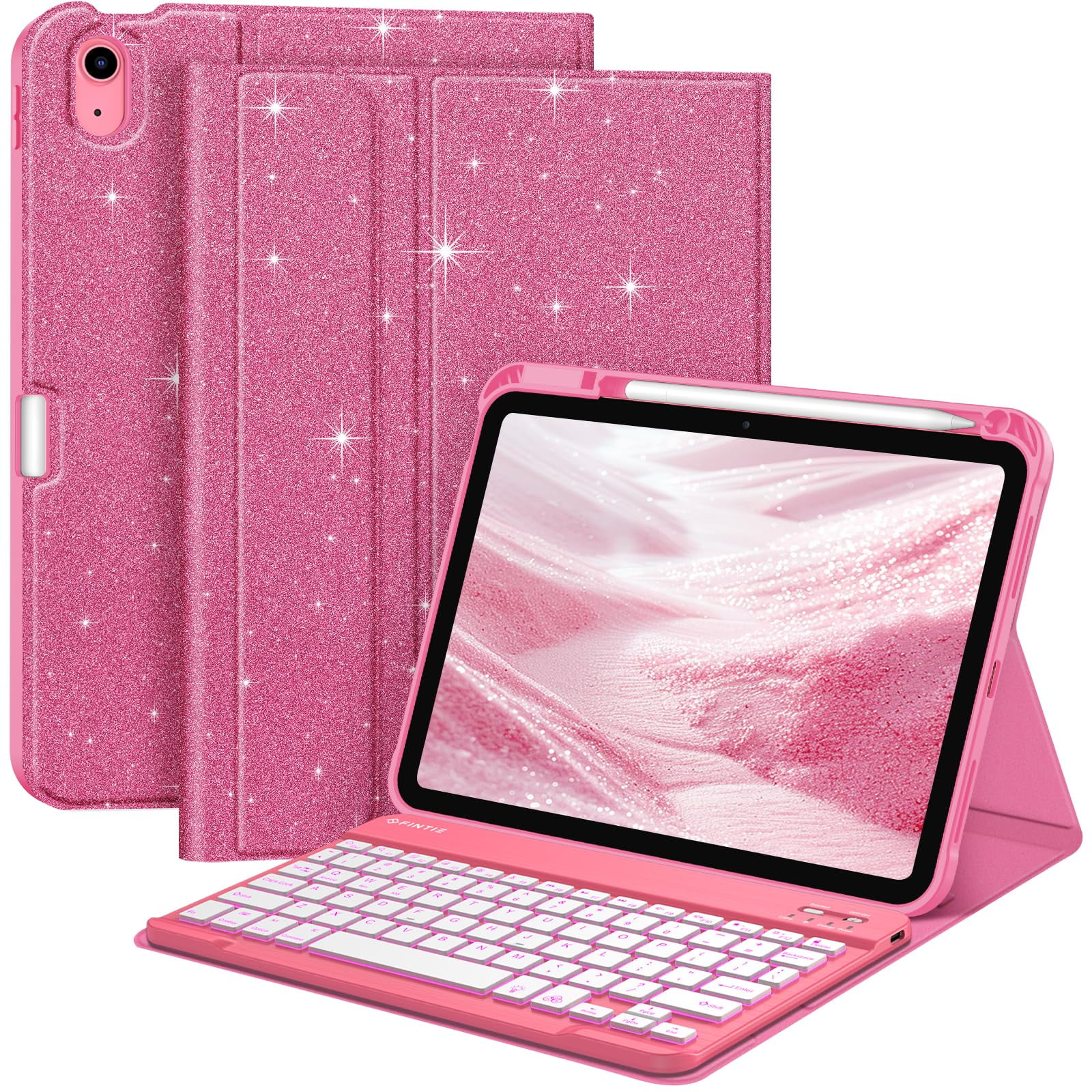 Funda Con Teclado Fintie Para Ipad 11.ª Generación De 11 Pulgadas Y 10.ª Generación De 10.9 Pulgadas