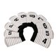 thumbnail image 4 of 10 Uds. Fundas De Cabeza De Hierro Para Golf, Cubiertas De Cu?as De Golf Duraderas Tejidas Para Hombres Y Mujeres, Color Blanco Y Caqui, 4 of 5