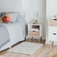 thumbnail image 2 of Velador Top Living Tromso Con Cajón Blanco y Madera, 2 of 10