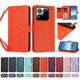 thumbnail image 4 of Funda Cartera Trébol para Xiaomi 15 Pro con Ranuras Tarjetas y Carga Inalámbrica Naranja, 4 of 6