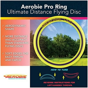 Aerobie Paquete Combinado De Anillo Volador De 3 Piezas Con Anillo Pro, Orbiter Boomerang