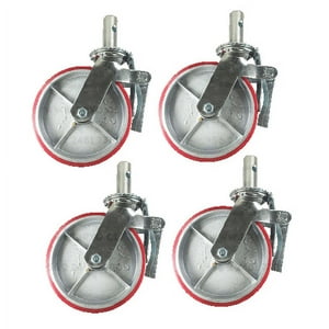 Bryo - Kit (4) Ruedas De Andamio Freno 6""