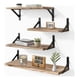 thumbnail image 1 of Repisas Flotantes De Pared Kit X4 Estantes Para Baño Cocina, 1 of 10