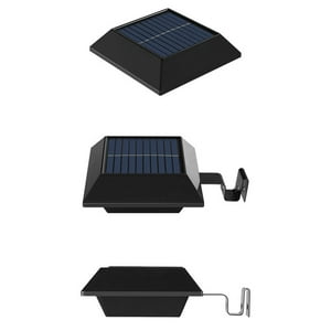Concepts Life - Foco Led Cuadrado Con Panel Solar 3.7V 12 Led