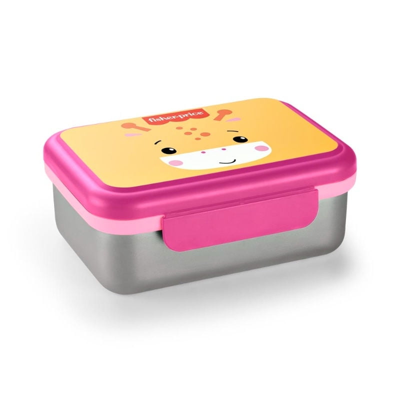 Fisher Price - Lonchera Bento Box Inoxidable Caliente Y Frio Rosado
