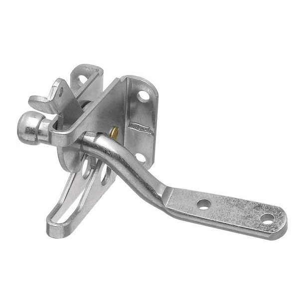 Cierre de puerta National Hardware de acero galvanizado, 11,28 cm de alto x 6,02 cm de largo