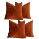 thumbnail image 3 of Set De 4 Fundas De Cojines Diseño De Maiz 45cm X 45 Cm Anaranjado, 3 of 4