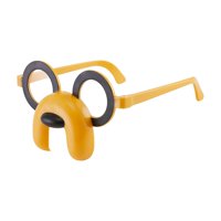 Magideal - Moda Para Niños Gafas De Sol Perro Diy Fiesta Gafas Accesorios Personalidad Dibujos Animados Cachorro Gafas Para Playa Bebé Unisex Niños Niñas Regalos Amarillo