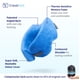 thumbnail image 4 of Almohada cervical TRAVELREST Nest Memory Foam Travel Blue, 4 of 8