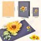 thumbnail image 2 of Tarjeta de felicitación FIAMR 3D Pop Up girasol para mujer, 2 of 7
