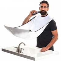 Xinqihang - ® Delantal Para Afeitado De Barba De 49 X 29,5 Pulgadas, Capa De Pongee Para Peluquería Con Ventosas Y Ganchos, Impermeable
