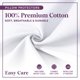 thumbnail image 4 of Protectores de almohada CirclesHome, 100% algodón, estándar, paquete de 4, 4 of 9