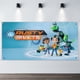thumbnail image 2 of Pancarta de Fondo Temático Rusty Rivets 150x90cm, 2 of 6