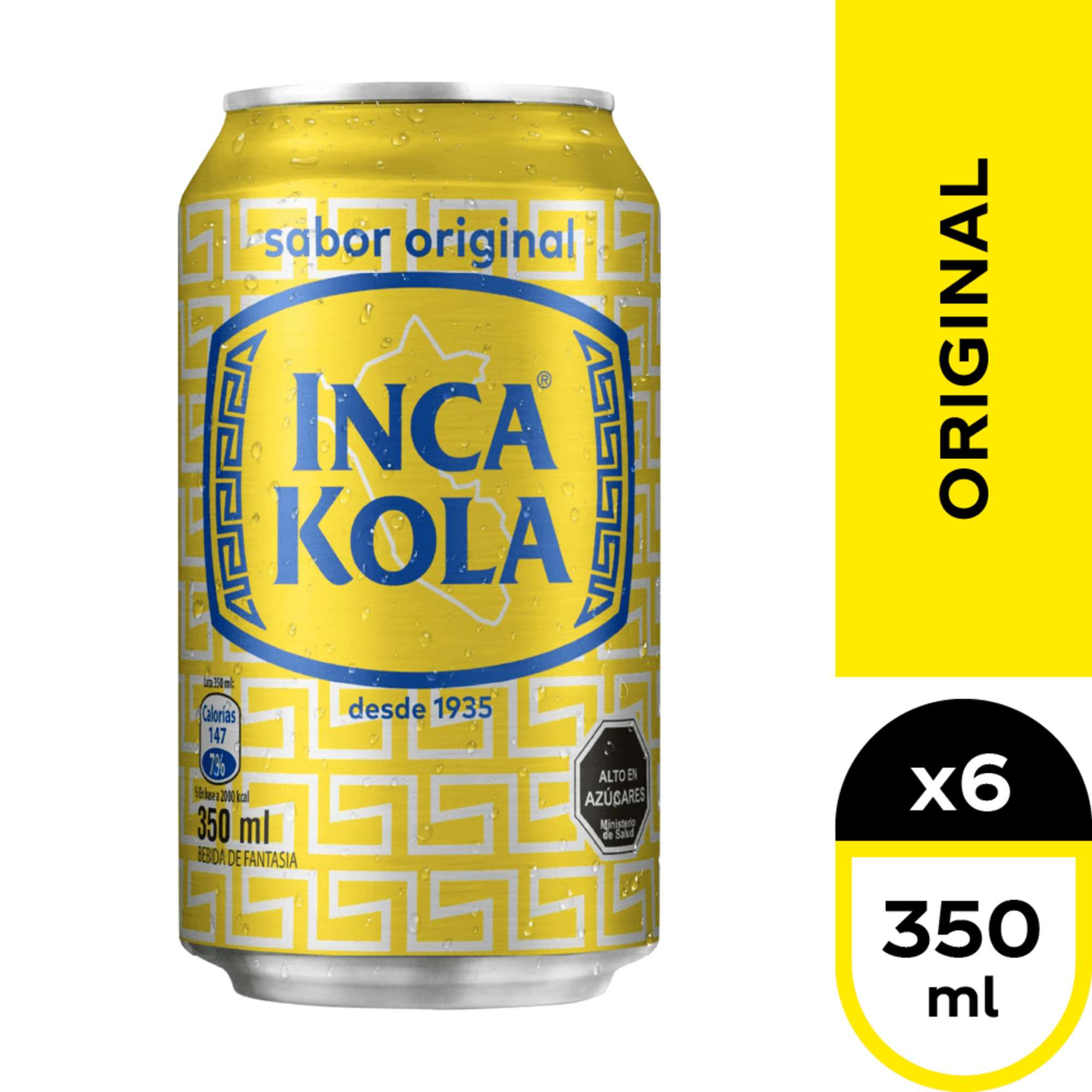 Bebida Original Pack Lata 6 Un Inca Kola