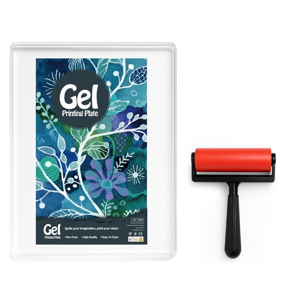 Placa de gel INNOVAYOU 13 × 18 cm reutilizable con rodillo