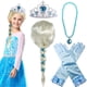 thumbnail image 2 of Peluca De Princesa Elsa Trenzas De Frozen Elsa Con Tiara Collar Y Guantes, 2 of 7