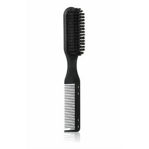 Linastore - Peine Y Cepillo Fade Barba Barberia Con Peineta 2 En 1