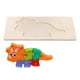 thumbnail image 2 of Rompecabezas De Madera Para Niños Rompecabezas De Dinosaurios De Madera Para Niños Pequeños Triceratops Preescolar, 2 of 5