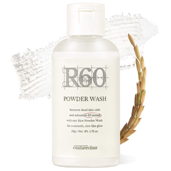 Limpiador facial NATURECLASS R60, enzima de arroz en polvo