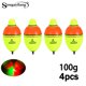 thumbnail image 1 of Flotadores de Pez Luminosos 4 Pzas con 6 Opciones de Tamaño Hechos de Espuma de Alta Densidad para Flotabilidad de 100 G Pesca Pesca, 1 of 7