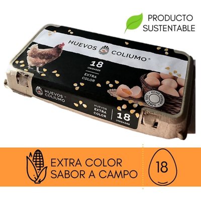 Huevos Extra Grande Color 18 Un 18 Un Coliumo