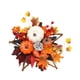thumbnail image 4 of Corona De Halloween Con Hojas De Arce Y Calabaza Artificiales Para Pared De Porche, 25 Cm, Estilo F, 4 of 5
