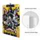 thumbnail image 3 of My Hero Academia Portapapeles de acrílico A4, tamaño carta estándar, carpeta con clip 31.8x 21.5CM para estudiantes, profesores y oficina, 3 of 6