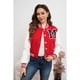 thumbnail image 2 of Chaqueta Corta Universitaria Mujer Gruesa Forro Piel Bolsillos 7582, 2 of 4